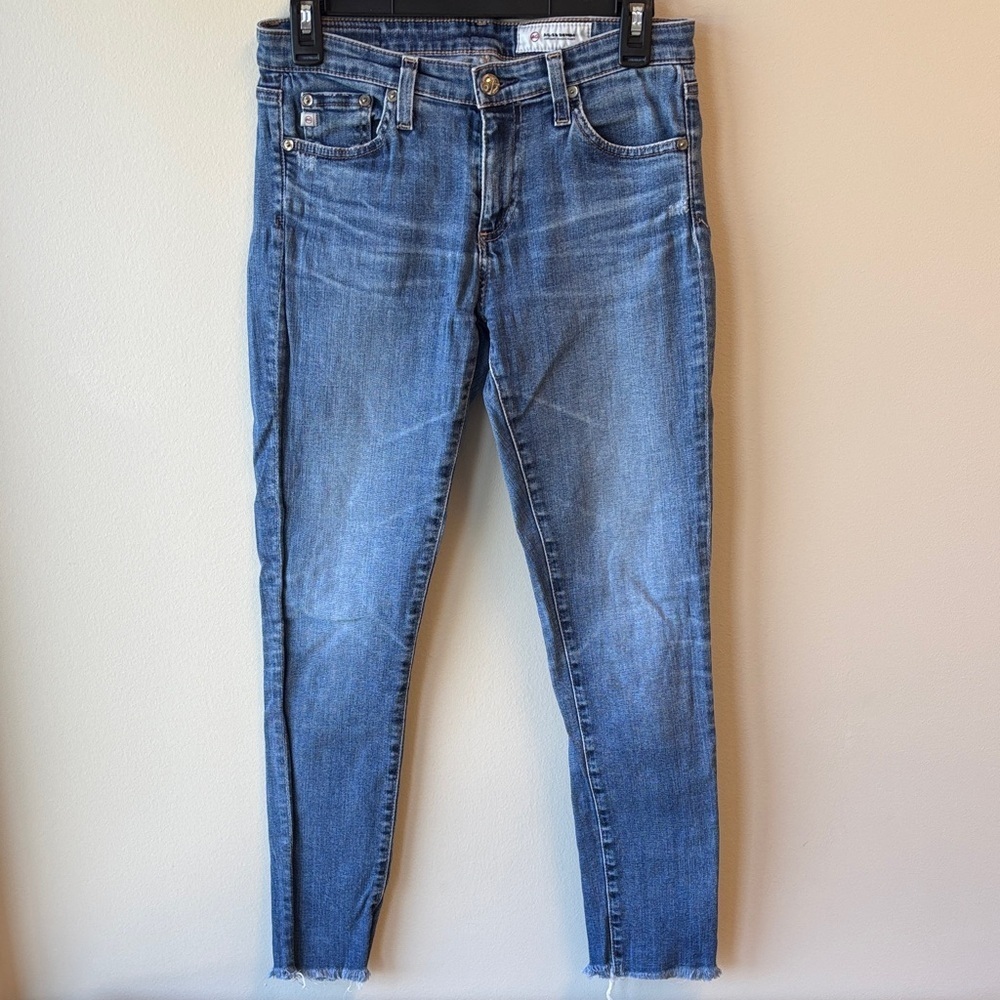AG Adriano Goldschmied Women's Light Blue Skinny Jeans 27R